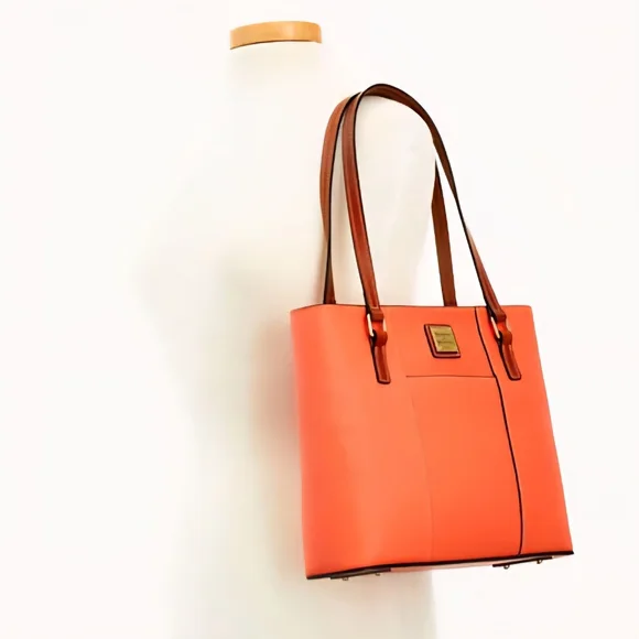 Dooney & Bourke Orange Lexington Tote - Picture 11 of 11